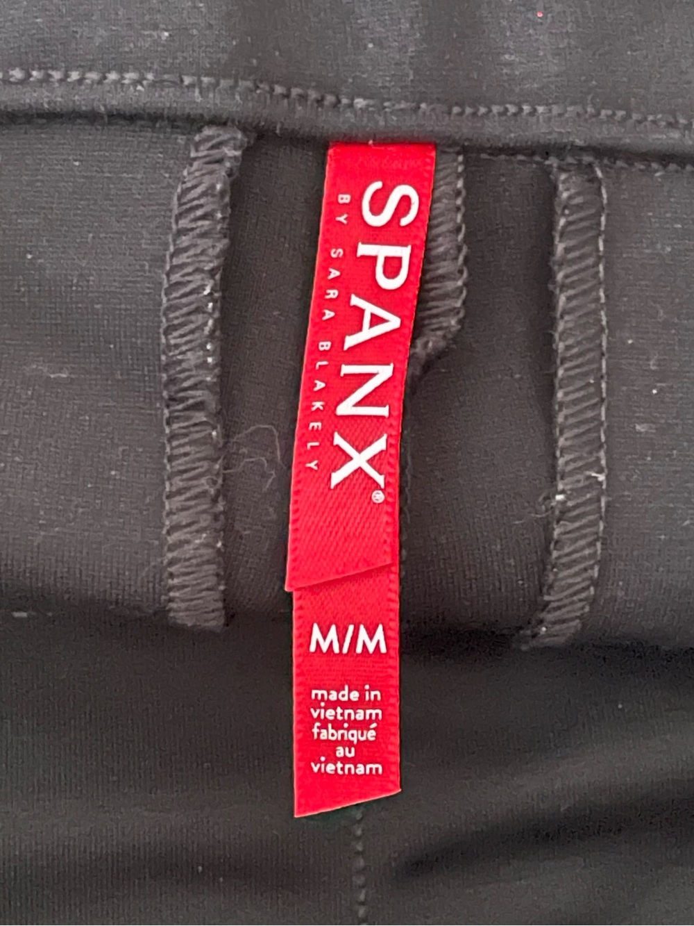 Spanx The Perfect Pant Ankle Backseam Skinny Black Pull On Pants Size Medium - Picture 7 of 7